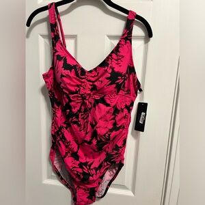 Beautiful one piece, bathing suit, size large with tags by aqua green